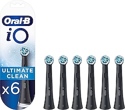 Oral-B iO Ultimate Clean Siyah 6'lı Diş Fırçası Başlığı
