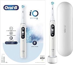 Oral-B iO 6 Beyaz Şarjlı Diş Fırçası