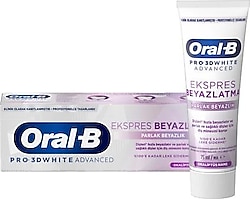 Oral-B Pro 3D White Advanced Ekspres Beyazlık Parlak Beyazlık 75 ml Diş Macunu