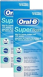 Oral-B Super Floss 50'li 2 Adet Diş İpi