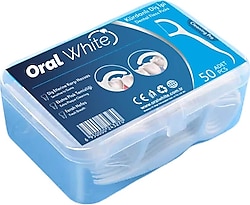 Oral White Cleaning Pro 50'li Kürdanlı Diş İpi