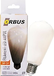Orbus ORB-STM6W ST64 E27 6 W 540 Lümen Filament Led Ampul