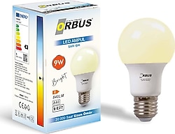 Orbus Bright 9 W Sarı Işık E27 Led Ampul