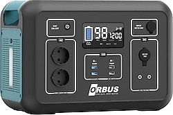 Orbus 1200 W Taşınabilir Güç Kaynağı