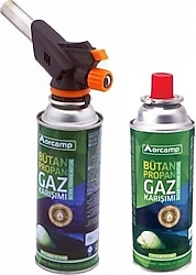 Orcamp CX-500-227 2'li Gaz Kartuşlu Çakmaklı Pürmüz