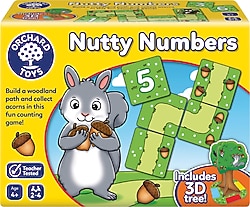 Orchard Toys Nutty Numbers – Gioco Da Tavolo Per Bambini 4+, Impara I Numeri E Il Conteggio Con Scoiattoli E Ghiande - 3