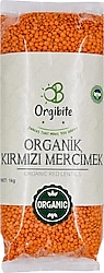 Orgibite Organik Kırmızı Mercimek 1 kg