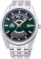 Orient Contemporary Multi Year Calendar RA-BA0002E10B Çelik Kordon Yeşil Erkek Kol Saati