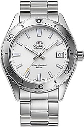 Orient Mako 40 RA-AC0Q03S10B Çelik Kordon Beyaz Erkek Kol Saati