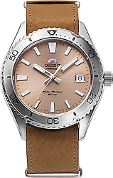 Orient Mako 40 RA-AC0Q05P10B Deri Kordon Kahverengi Erkek Kol Saati