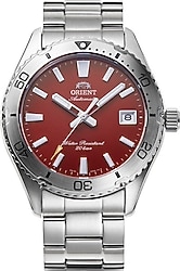 Orient Mako 40 RA-AC0Q09R30B Çelik Kordon Kırmızı Erkek Kol Saati