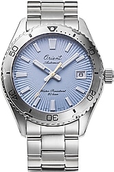 Orient Mako 40 RA-AC0Q12L30B Çelik Kordon Açık Mavi Erkek Kol Saati