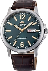 Orient Contemporary RA-AA0C06E19B Deri Kordon Yeşil Erkek Kol Saati