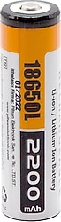 Orion 18650L 3.7 V 2200 mAh Başlı Li-Ion Şarjlı Pil