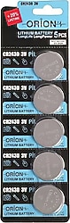 Orion CR2430 3 V 5'li Lityum Düğme Pil