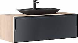 Orka Craft 100 cm Banyo Dolabı Alt Modül ve Lavabo