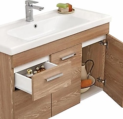 Orka Enez Livana 100 cm Banyo Alt Dolabı