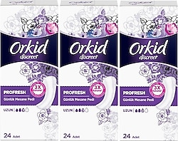 Orkid Discreet Uzun 24'lü 3 Paket Günlük Mesane Pedi