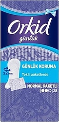 Orkid Günlük Koruma Normal Günlük Ped 28'li