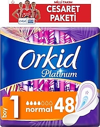 Orkid Platinum Normal Boy 1 Hijyenik Ped 24'lü 2 Adet