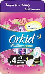 Orkid Platinum Gece Extra Boy 4 Hijyenik Ped 16'lı