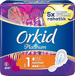 Orkid Platinum Ultra Normal Boy 1 Hijyenik Ped 8'li