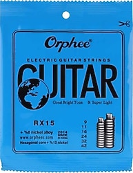Orphee RX15 09-42 Elektro Gitar Teli