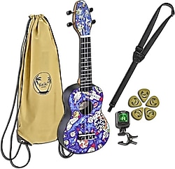 Ortega K2-SP Keiki Sopranino Spaceman Ukulele Set