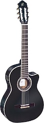 Ortega RCE141BK Siyah Elektro Klasik Gitar