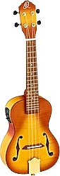 Ortega RUSL-HSB Honey Burst Elektro Concert Ukulele
