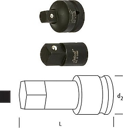 Osaka LN3412A 3/4''-1/2'' Havalı Lokma Adaptörü