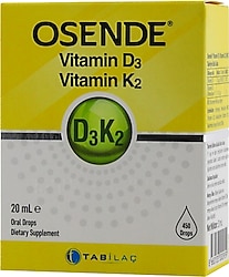 Osende Vitamin D3K2 Damla 20 ml
