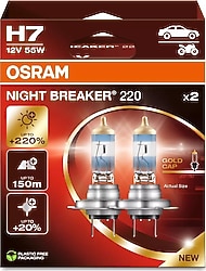 Osram Night Breaker 220 H7 64210NB220 55 W 2'li Oto Ampul