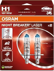 Osram Night Breaker Laser H1 64150NL 55 W 2'li Oto Ampul