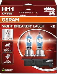 Osram Night Breaker Laser H11 64211NL 55 W 2'li Oto Ampul