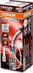 Osram Night Breaker Laser H3 64151NL 55 W Oto Ampul