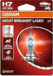 Osram Night Breaker Laser H7 64210NL 55 W Oto Ampul