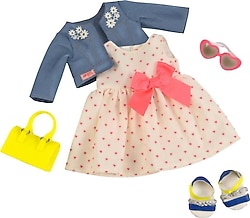 Our Generation Kıyafet Deluxe Heart Print Dress
