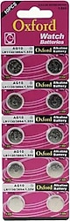 Oxford AG10 LR1130/389A 10'lu Alkalin Düğme Pil