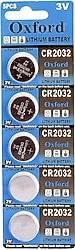 Oxford CR3032 3 V 5'li Lityum Düğme Pil