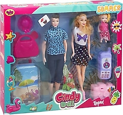 Oydaş Oyuncak Cindy Doll Aile Tatil Seti 02455