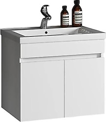 Özceden Çiğdem 65 cm Lavabolu Asma Banyo Alt Dolabı
