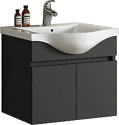 Özceden Yıldız 55 cm Lavabolu Banyo Alt Dolabı