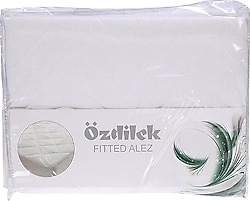 Özdilek 100x200+35 cm Beyaz Tek Kişilik Fitted Alez