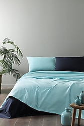 Özdilek Colormix Çift Kişilik Pike Takımı Mint-İndigo