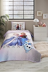 Özdilek Disney Frozen Frosted Lisanslı Tek Kişilik Yatak Örtüsü Takımı