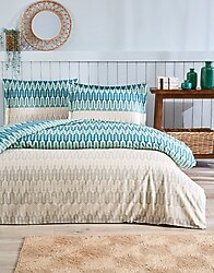Özdilek Flame Stitch Pamuk Çift Kişilik Nevresim Takımı