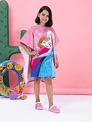 Özdilek Frozen Spring Lisanslı Kadife Panço Çocuk Bornoz