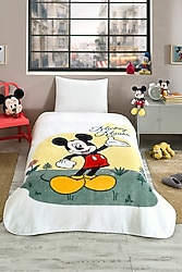 Özdilek Mickey Mouse Happines 155x215 cm Tek Kişilik Battaniye