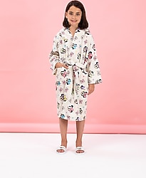 Özdilek Minnie Mouse Colours Lisanslı Kapüşonlu Çocuk Bornoz